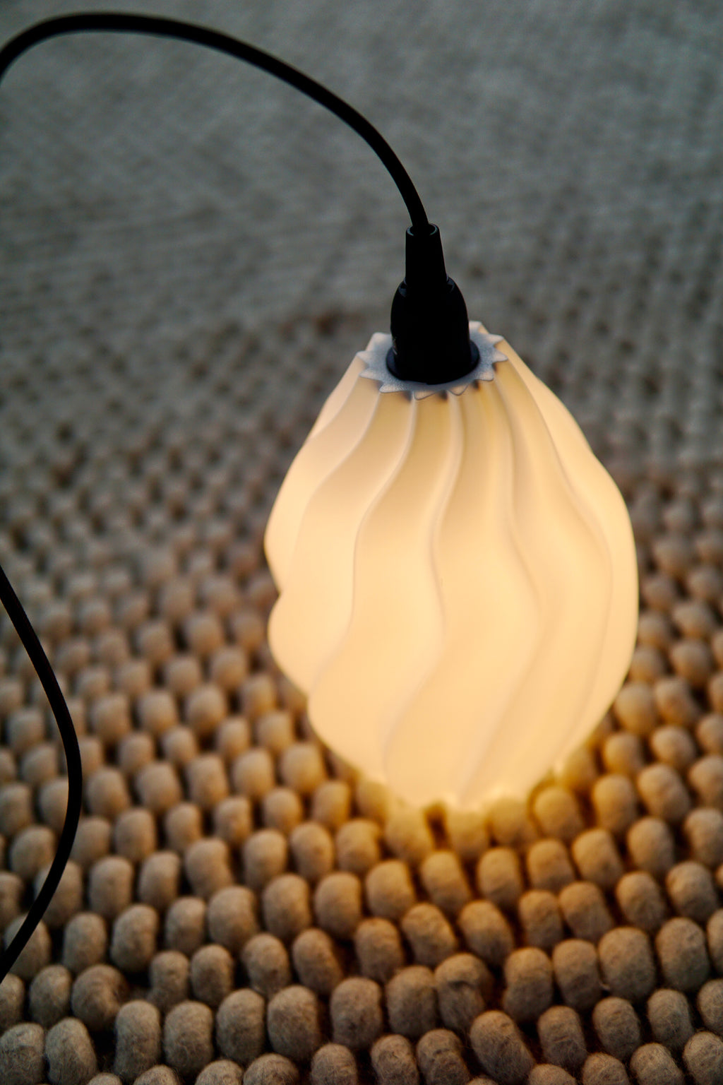 North Sea Wave Pendant pure white - Pendel Lampe