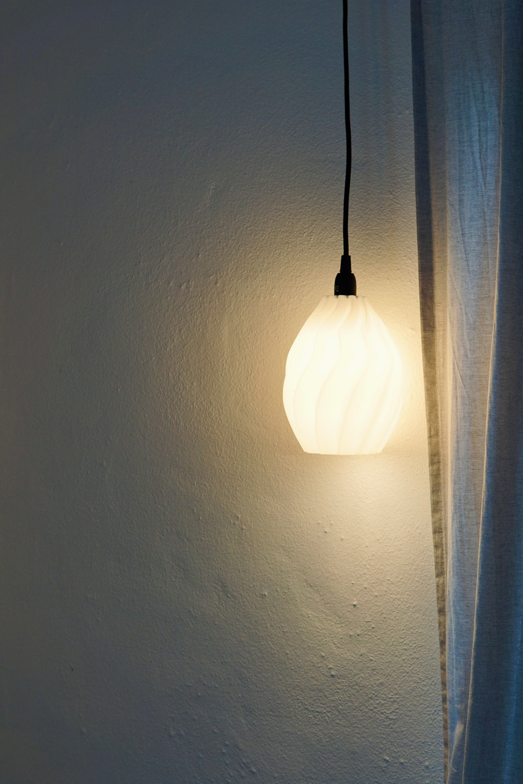 North Sea Wave Pendant pure white - Pendel Lampe